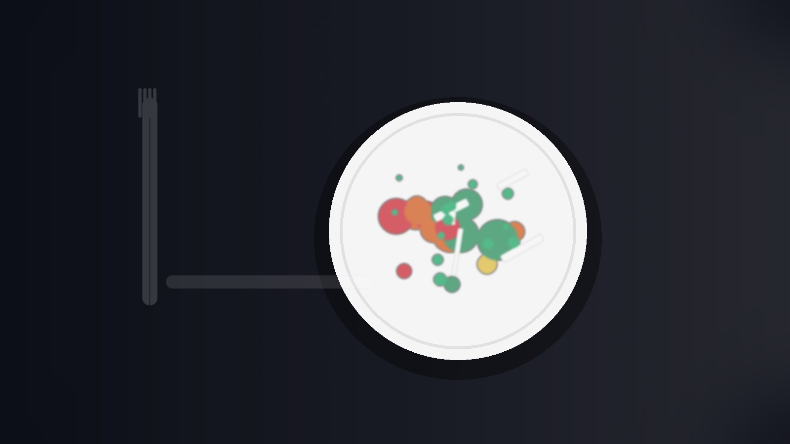 Fresh home-cooked meal presentation